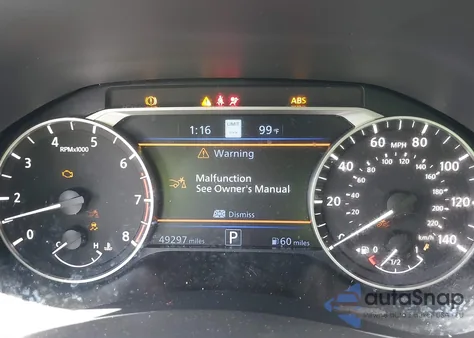 2022 Nissan Altima Sl Fwd из США, поврежденный, VIN 1N4BL4EV0NN354886